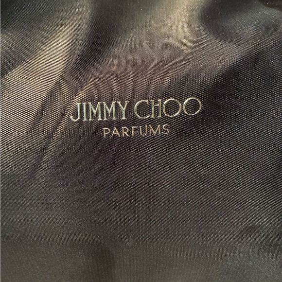 Jimmy Choo Parfums Travel Weekender Duffel Bag Black w Zipper  New wo Tags - Picture 2 of 3